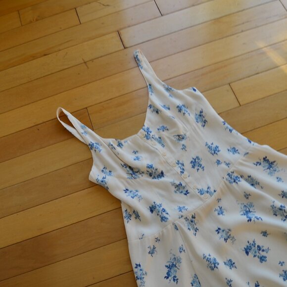 Reformation Valencio Dress Ivory Size 8 - Picture 3 of 15